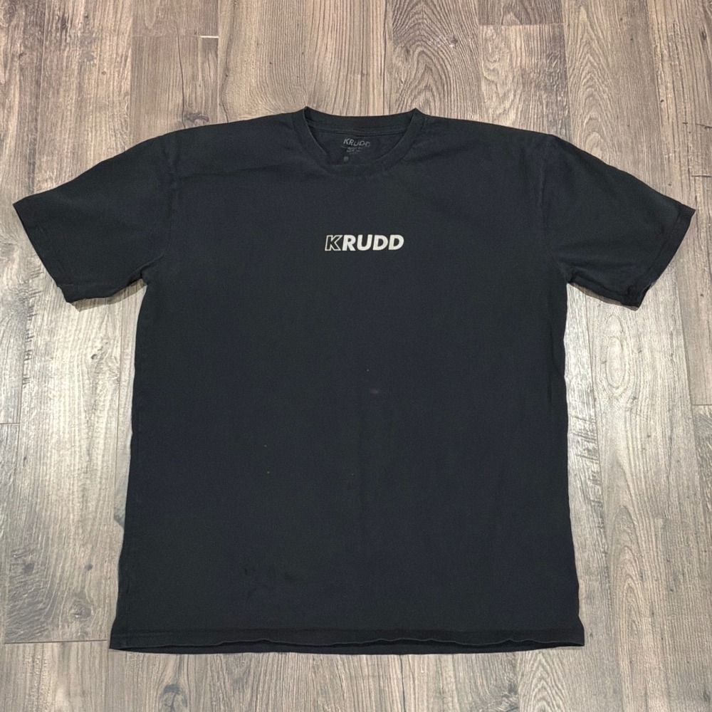 KRUDD Black‎ Graphic T-Shirt Mens Large Streetwear Logo Tee UK Brand